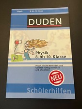 DUDEN Physik 8-10 Klasse Schülerhilfe Arbeitsheft