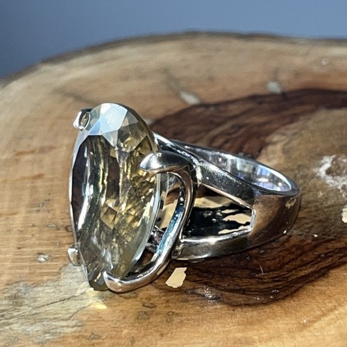 Sterling silber oval citrin - sterling,