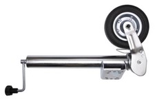 Anhänger Stützrad Automatik 60 mm klappbar Stahlfelge Stützlast 400 kg