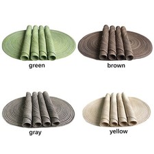 1/4Stück Tischset oval