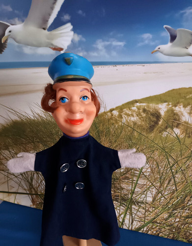 Handpuppe polizist mit - handpuppe,