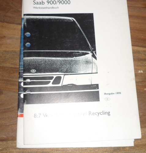 Werkstatthandbuch saab 900 - werkstatthandbuch,