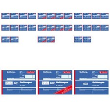 Herlitz Quittungsblock A6 403, 402 oder 401 verschiedene Ausführung Quittungen