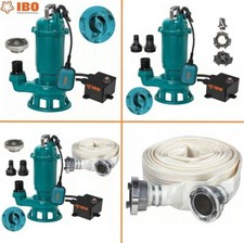 Profi Schmutzwasserpumpe Fäkalienpumpe 0,55 kW - 0,75 kW Schneidwerk C-Schlauch