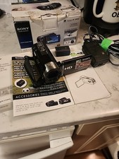 Sony Handycam HDR-CX130 High Definition Camcorder with AC adapter & Original Box