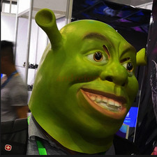 Lustige grüne Shrek Maske Handschuhe Krallen Anime Cosplay Maskerade Requisiten-