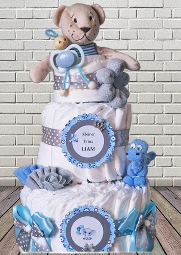 Windeltorte junge mit - junge, bärchen