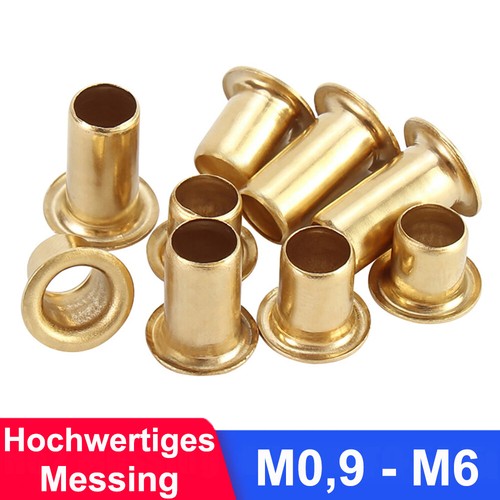 Messing hohlnieten rohrnieten - hohlnieten,