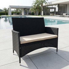 Sitzbank rattanbank polyrattan - sitzbank,