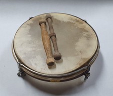 Tamburin Kopftrommel, 10 Zoll, tragbares Capoeira Pandeiro, Tamborine, Tamburin,