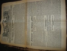 alte Zeitung Schwarzwälder Bote Do. 30. August 1934 Oberndorf incl. Heimatbote