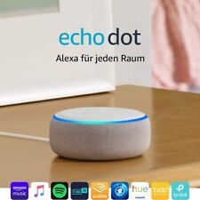 Echo Dot 3 hellgrau Sprachgesteuerter Lautsprecher NEU OVP