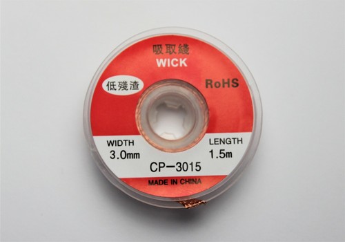 Entlötlitze 1mm 5mm - 1mm, 1,5mm