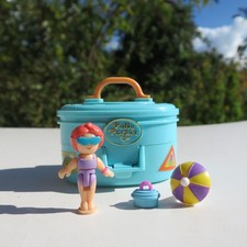 Mini Polly Pocket Summer Villa Koffer 100% Komplett Bluebird 1996