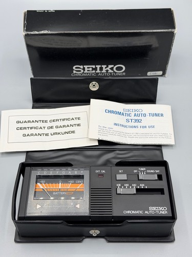Seiko chromatic tuner 392 - tuner, st-392