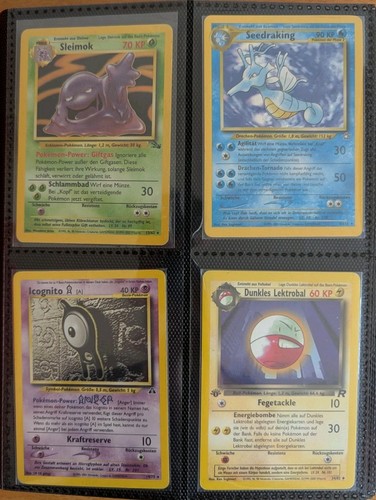 160 vintage pokemon karten - pokemon,