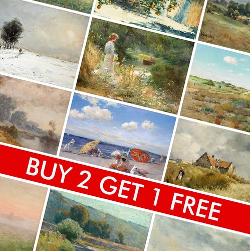 Vintage landschaft kunst - landschaft,