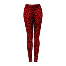 Damen roter leopard - damen,