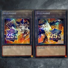 Yugioh Spielmarken Token Yugi Muto Seto Kaiba Secret Rare 25TH Anniversary NM DE