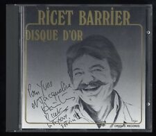 SELTENE CD ★ Ricet Barrier - Best of Gold Disc ★ DEDIZIERTES AUTOGRAMMALBUM SIGNIERT