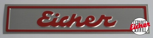 Alu eicherschild 5 cm - eicherschild, x