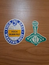☆☆Bieretiketten Fisch Bräu Massing, Eggenfelden, Pfarrkirchen☆☆ T