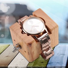 JY Uhrwerk Halter, Professionelle Holz Uhrengehäuse Halter Block Schraubstock