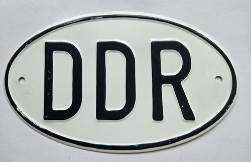 Altes blechschild ddr auto - altes,