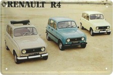 Blechschild 20x30 Renault R4