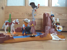 Playmobil 100 % Komplettset 4130 American Cowboys & Indians Western Super Set