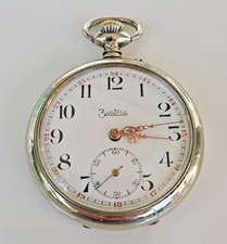 Antike Zentra Taschenuhr Pocket Watch Montre de Poche  -Spz-8