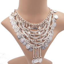 Collier Halskette mit Münzen