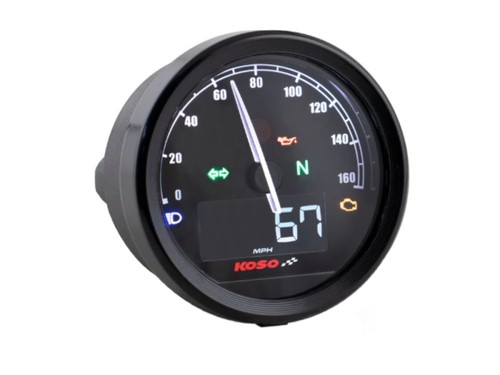 Tachometer set koso 60mm - tachometer, d=60mm
