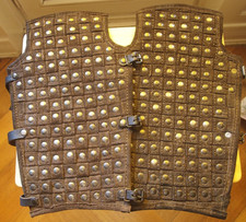 Beinschienen Robert dunkelbraun, Mytholon, gebraucht, LARP, Mittelalter