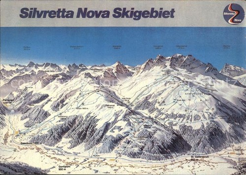 Montafon skigebiet silvretta - montafon,