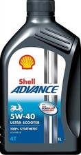 SHELL Advance Ultra Scooter für 5W-40 1 Liter Motoröl Motorenöl Vollsynthetisch
