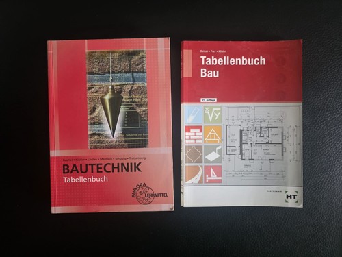 Bautechnik tabellenbuch - tabellenbuch, +