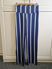 Palazzo Hose Blau Weiß