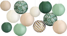 Papierlaternen Set 12 Stück