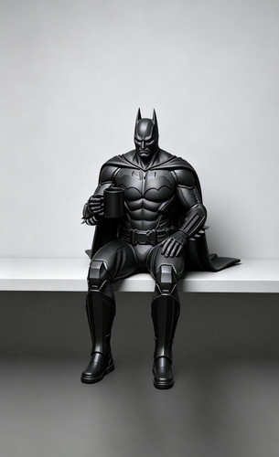 Kaffee trinken batman regal - trinken,