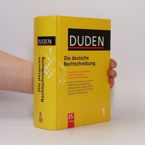 Duden die deutsche - duden, 1.