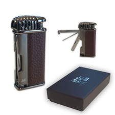 Pfeifenfeuerzeug | Davos | Schrägflamme | inkl Pfeifenbesteck | Feuerzeug Pfeife