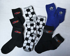 10 Paar Socken Gr. 35-38 – Jungen Kinder Socken – Motive Autos + Fußbälle -2