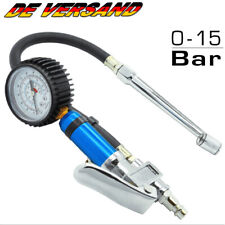 TOP Reifenfüller Druck Luft Reifendruck Prüfer Reifenfüll Pistole Gerät 0-15 Bar