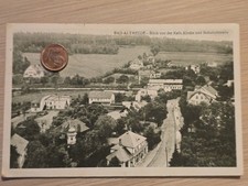 AK Bad Altheide Schlesien Blick v Kath Kirche Bahnhofstrasse 1930er gelaufen