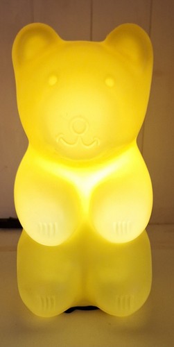 Tischlampe wandlampe bär gelb - tischlampe,