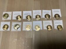 The American Presidents - 42 Münzen vergoldet - zum Aussuchen