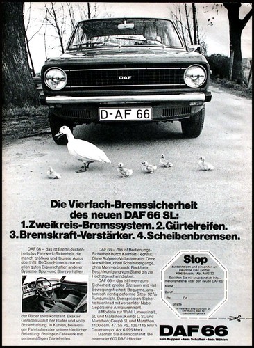 Daf originale werbung - 66,