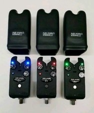 3 × Delkim EV Plus Bissanzeiger ROT, GRÜN & BLAU Karpfenangeln Ansitzangeln Carp