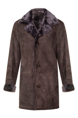 Herren braun lammfell auto - lammfell,